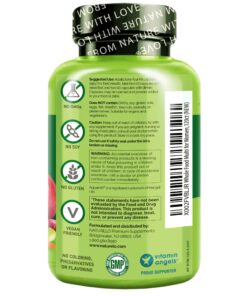 NATURELO Whole Food Multivitamin for Women - with Vitamins, Minerals, & Organic Extracts - Supplement for Energy and Heart Health - Vegan - Non GMO - 120 Capsules 120 Count (Pack of 1) 26 71jWhA6MfRL