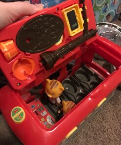 Daniel Tiger's Neighborhood Deluxe Electronic Trolley Vehicle with 2 Songs, 12 Phrases, Sounds & Light! Daniel & Mom Tiger Figures Included, For Ages 3+ 51 71jWsY2VZZL 1