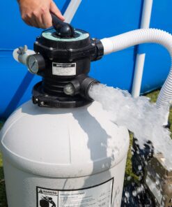 XtremepowerUS 3,100GPH Swimming Pool 16" Sand Filter 3/4 HP Pool Pump w/ Timer 15,000GAL Above Ground Pool Set 16" Sand Filter W/ Pump 30 71jXM0OZm6L