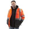 JORESTECH High Visibility Waterproof Bomber Jacket ANSI/ISEA 107-2015 Class 3 Level 2 … Large Orange 9 71jZXKVBcYL
