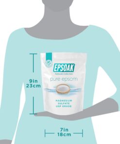 Epsoak Epsom Salt - 2 lbs. USP Magnesium Sulfate Unscented - 2 lb. Bag 17 71jZXqCVYxL