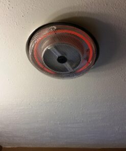 Broan-NuTone 157 Low-Profile Fan-Forced Ceiling Heater, Enclosed Sheath Element for Bathroom, Kitchen, and Home, Standard, Satin Aluminum 32 71jZfuMbWML