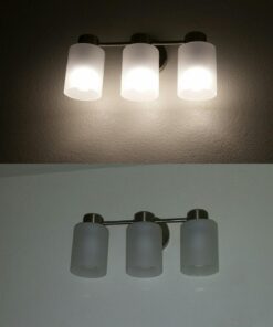 Westinghouse Lighting 6227900 Sylvestre Three-Light Interior Wall Fixture, Brushed Nickel Finish with Frosted Seeded Glass, 3, White 25 71ja7qTS3hL