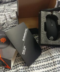 SteelSeries Rival 300, Optical Gaming Mouse - Black 48 71jaCQySFSL