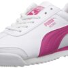 PUMA Unisex-Child Shoes 6 Big Kid White/Fuchsia Purple