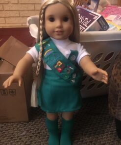 Emily Rose 18 Inch Doll Jr Junior Girl Scout Inspired Uniform Clothes Outfit | Gift-Boxed! | Compatible with 18" American Girl Dolls 31 71jazuejq5L