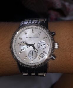 Michael Kors Women's Ritz Silver-Tone Watch MK5020 26 71jb3N92F9L