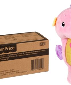 Alternative view of Fisher-Price Musical Baby Toy, Soothe & Glow Seahorse, Plush Sound Machine With Lights & Volume Control For Newborns, Pink Pink Easy-to-Open Packaging