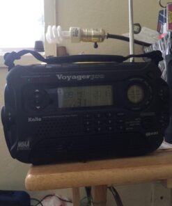 Kaito Voyager Pro KA600 Digital Solar Dynamo Crank Wind Up AM/FM/LW/SW & NOAA Weather Emergency Radio with Alert & RDS, Flashlight and Reading Lamp + Smart Phone Charger, Black 10 71jc9g6LyML