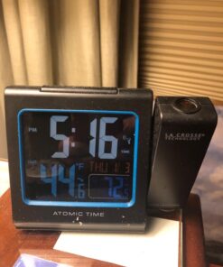 La Crosse Technology 616-146 Color Projection Alarm Clock with Outdoor temperature & Charging USB port Alarm Clocks 40 71jcCfISsOL