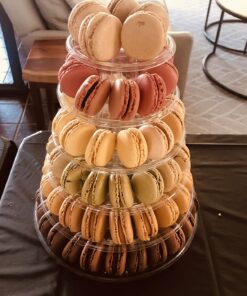 6 Tiers Round Macaron Tower Stand Cake Display Rack Cupcake Stand Desserts Display for Wedding Birthday Decor 35 71jcKTYSD L