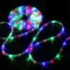 Bebrant LED Rope Lights Battery Operated String Lights-40Ft 120 LEDs 8 Modes Outdoor Waterproof Fairy Lights Dimmable/Timer with Remote for Camping Party Garden Holiday Decoration Multi-Colored 1 Pack