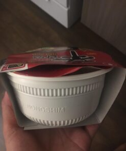 Nongshim Gourmet Spicy Shin Noodle Soup Bowl, 12 Pack, Microwaveable Ramyun Soup Noodles, No MSG Added 36 71jdj7a4QUL