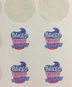 1.5 Inch Round Labels - Pack of 3,000 Circle Stickers, 100 Sheets - Inkjet/Laser Printer - Online Labels 100 Sheet Pack 24 71jetFP2BWL