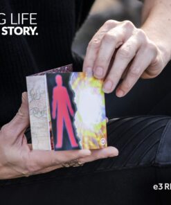 E3 Resources EvangeFold - Gospel & Salvation Sharing Tract - E-Fold Paper Foldable Portable Evangelism Tool 6 71jf3g 2nML