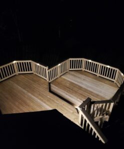 GIGALUMI 12 Pcs Solar Deck Lights, Bronze Finished Waterproof Led Solar Lamp for Outdoor Pathway, Yard, Patio, Stairs, Step and Fences. (Warm White) Warm White 39 71jfP09O1dL