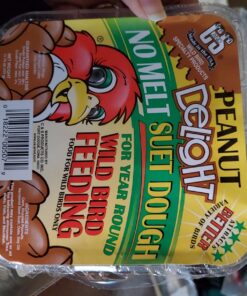 C&S Peanut Delight No Melt Suet Dough, 12/pack 11.75 Ounces Peanut 12-Pack 50 71jg6cLMxL 1