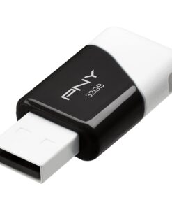 PNY Compact Attaché 32GB USB 2.0 Flash Drive - Black/White - P-FD32GCOM-GE WHITE/BLACK 9 71jgXcqom2L