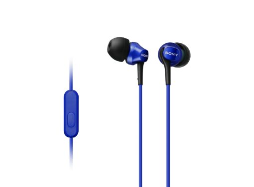 Sony MDR-EX100AP/L In-Ear Headset for Android Smartphone, Blue