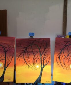 MyArtscape Paint Brushes - 15 Pc Art Brush Set for Watercolor, Acrylic, Oil & Face Painting | Short Handle Artist Paintbrushes with Travel Holder | 1 Year Warranty (Black) Black 28 71jhYJqVNVL