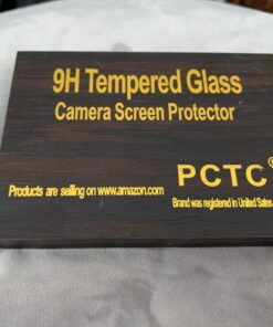 PCTC EOS M50 II Screen Protector for Canon EOS M50 M50 Mark II Camera & Hot Shoe Cover 0.3mm 9H Hardness Ultra-clear Tempered Glass Screen Protector (3 Packs) 35 71jj07hUp3L