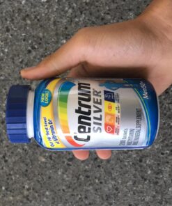 Centrum Silver Multivitamin for Men 50 Plus, Multivitamin/Multimineral Supplement with Vitamin D3, B Vitamins and Zinc, Gluten Free, Non-GMO Ingredients - 200 Count 200 Count (Pack of 1) Old 50 71jkDs9Tq3L