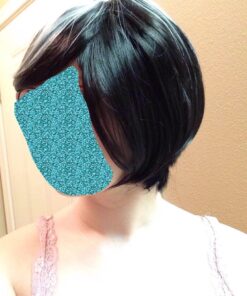 MapofBeauty Mixed Color Short Straight Cosplay Costume Wig (Black/White) 28 71jkHhtb1qL