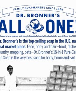 Dr. Bronner's - Pure-Castile Liquid Soap (Baby Unscented, 32 ounce) - Made with Organic Oils, 18-in-1 Uses: Face, Hair, Laundry and Dishes, For Sensitive Skin & Babies, No Added Fragrance, Vegan 32 Fl Oz (Pack of 1) 27 71jkN W GL 2