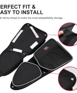 KEMIMOTO Side Door Bags Compatible with RZR, UTV Front Door with Knee Pad, Driver and Passenger Side Storage Bag Set Compatible with Polaris RZR XP 1000, 4 1000, Turbo, S900 2014-2019 2PCS 22 71jleBjGOEL