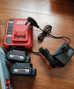 SKIL 2-Tool Combo Kit: PWRCore 12 Brushless 12V 1/2 Inch Cordless Drill Driver and 100 Foot Laser Distance Measurer and Level, Includes 2.0Ah Lithium Battery and PWRJump Charger - CB737501 21 71jlgFcecsL