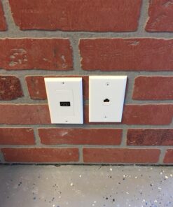 BUYER'S POINT HDMI Wall Plate | UL Listed Single Outlet HDMI 2.0 w/Built In 6-inch Pigtail, Supports Ethernet and 4K Video, Perfect Cable for Gaming PC, BluRay and Home Theaters (White) — 1 Pack White 19 71jm9GKBbwL