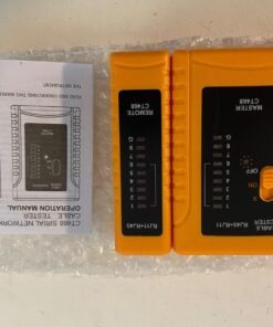 iMBAPrice - RJ45 Network Cable Tester for Lan Phone RJ45/RJ11/RJ12/CAT5/CAT6/CAT7 UTP Wire Test Tool 1-Pack RJ45/RJ11 Wire Continuity Tester 32 71jn927hT4L