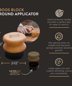 John Boos 2 Piece Cutting Charcuterie Board & Maintenance Set with 16 Oz Food Safe Mystery Oil Bottle and 5 Oz Moisture Cream Kitchen Essential Care Set 28 71jnTOBiBCL