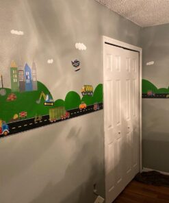 RoomMates Transportation Peel and Stick Wall Decals 59 71jodibrBiL