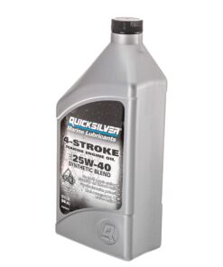 Alternative view of Quicksilver 25W-40 Marine Engine Oil Synthetic blend Quart