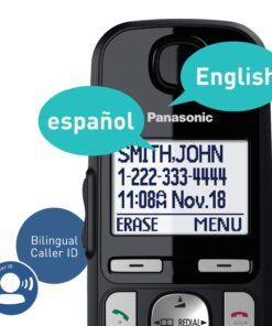 Panasonic DECT 6.0 Expandable Cordless Phone System with Answering Machine and Call Blocking - 3 Handsets - KX-TGE433B (Black) Easy Use 23 71jqc9CglBL