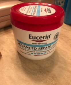 Eucerin Advanced Repair Body Cream, Fragrance Free Body Cream for Dry Skin, 16 Oz Jar Unscented 16 Ounce (Pack of 1) 55 71jr b9kDvL