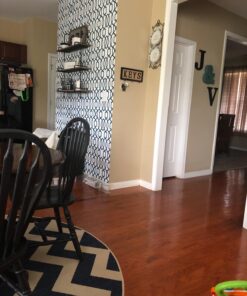 NuWallpaper NU1648 Navy Grand Trellis Peel & Stick Wallpaper, Blue 42 71jt967M nL