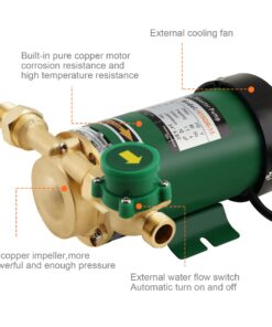 KOLERFLO 120W Water Pressure Booster Pump 115VAC,396 GPH,21.7 PSI Household Automatic Home Booster Pump with Water Flow Switch for Home Kitchen Bathroom Irrigation(H15GR-15) 34 71jtCgobzyL