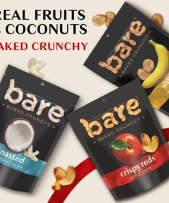 Bare Baked Crunchy Banana Chips, Simply Banana, Gluten Free, 2.7 Ounce Bag, 6 Count 8 71jtUcvN0L