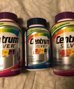 Centrum Silver Multivitamin for Men 50 Plus, Multivitamin/Multimineral Supplement with Vitamin D3, B Vitamins and Zinc, Gluten Free, Non-GMO Ingredients - 200 Count 200 Count (Pack of 1) Old 57 71juZYQ4zTL