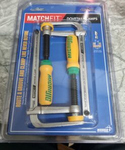 MICROJIG GRR-RIPPER DVC-538K2 Match Fit Dovetail Clamps, Yellow/Green MATCHFIT Dovetail Clamps 28 71jvFDMLFyL