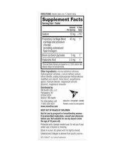 Move Free Ultra Triple Action Joint Support Supplement - Type II Collagen Boron & Hyaluronic Acid - Supports Joint Comfort, Cartiliage & Bones in 1 Tiny Pill Per Day, 30 Tablets (30 servings)* Triple Action 30 Count 20 71jvFbj4FgL