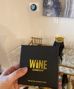 The Original Wine Condoms | Wine & Beverage Bottle Stopper | Air-Tight Grip | Prolong Beverage Freshness | FUNctional Novelty Gift | Food Grade 100% Rubber Latex | Tuxedo Black | Set of 6 28 71jvLZdBv2L