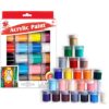 TBC The Best Crafts Halloween Acrylic Paint Jar, 24 Vivid Colors Model Paint Set, 0.5oz/15ml Each, Rich Pigment, Glides Smoothly 4 71jvt7whezL