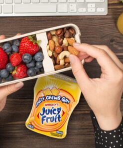 Juicy Fruit Gum (4 Pack) Original Bubble Gum Chewing Gum Bulk Pack, 40 piece Bottle 40 Count (Pack of 4) 12 71jwhgyYgBL