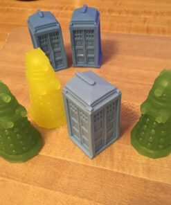 chain supply DGT3036 Doctor Who Silicone Ice Cube Tray Tardis & Daleks Dark Blue 33 71jwlJs0L