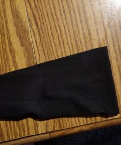 Headbands for Men and Women - Mens Sweatband & Sports Headband Moisture Wicking Workout Sweatbands for Running, Cross Training, Yoga and Bike Helmet Friendly Black 28 71jxI6XvhTL