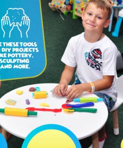 Clay and Dough Tools Six Piece Set - Ages 3 & Up DIMROM (6pcs) 6pcs 16 71jxWuaQsbL
