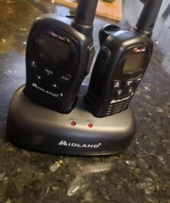 Midland - LXT500VP3, 22 Channel FRS Walkie Talkies with Channel Scan - Extended Range Two Way Radios, Silent Operation, Batteries Included (Pair Pack) (Black) Pair Pack - Black 33 71jyafN15dL